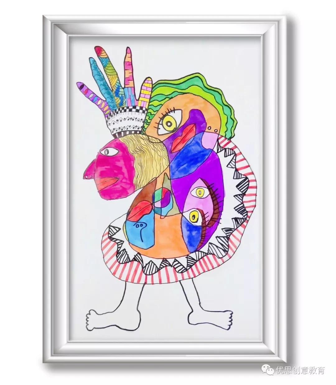 优思创意绘画,优思创意美术作品