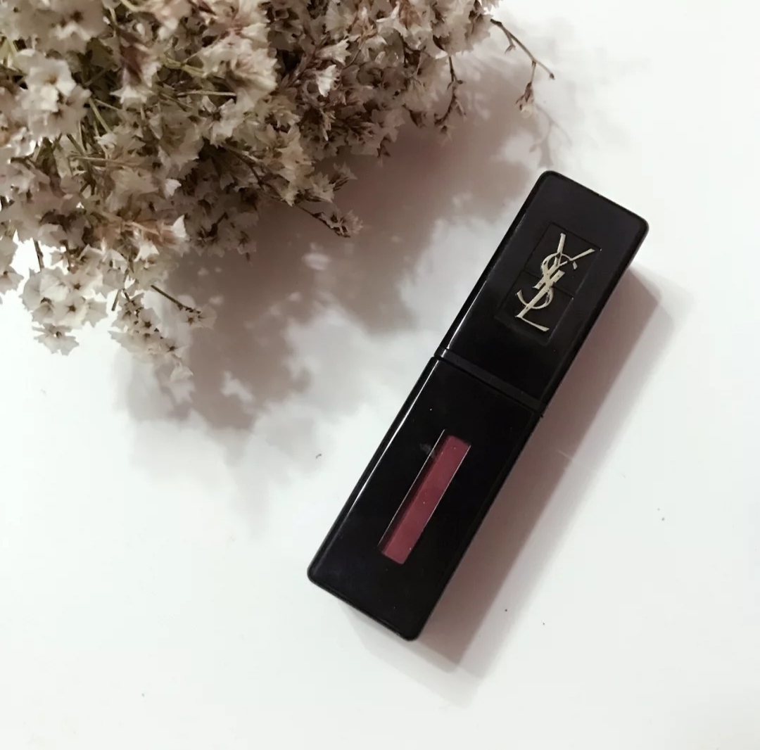 ysl冷门唇釉,ysl最新限定款粉色银管色号206