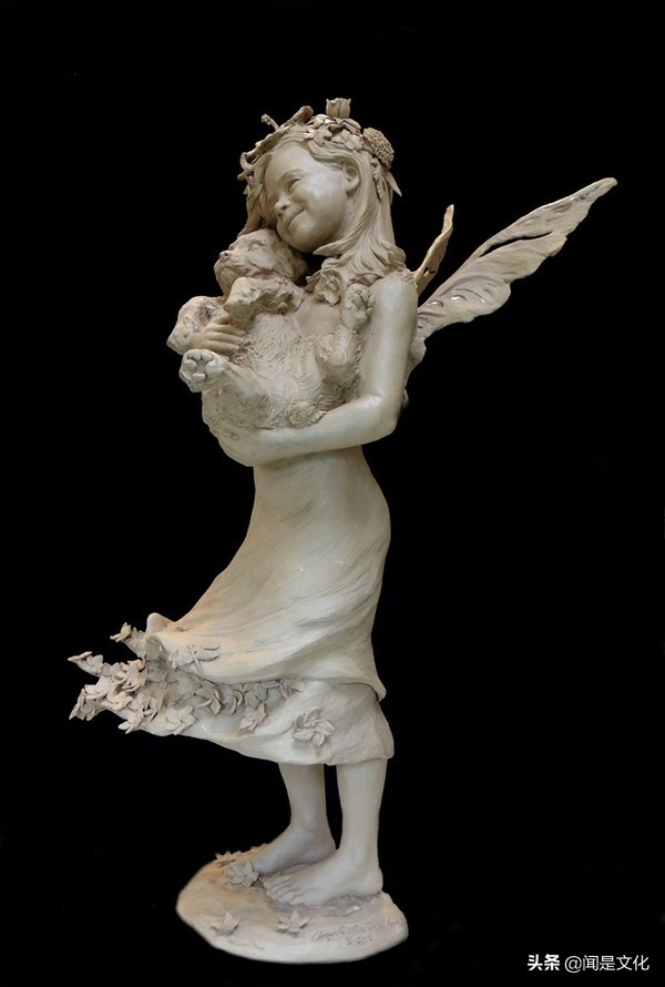 学赏画197:美女雕塑家米娅:灵感来自孩子们不断变化的个性