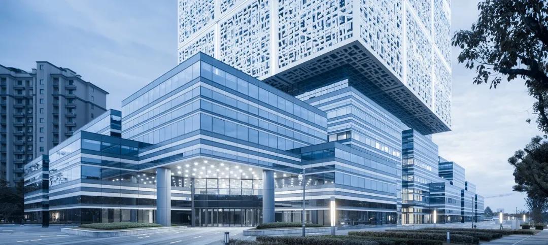 萧山科技城能量魔方夜景,萧山科技城创业谷魔方城