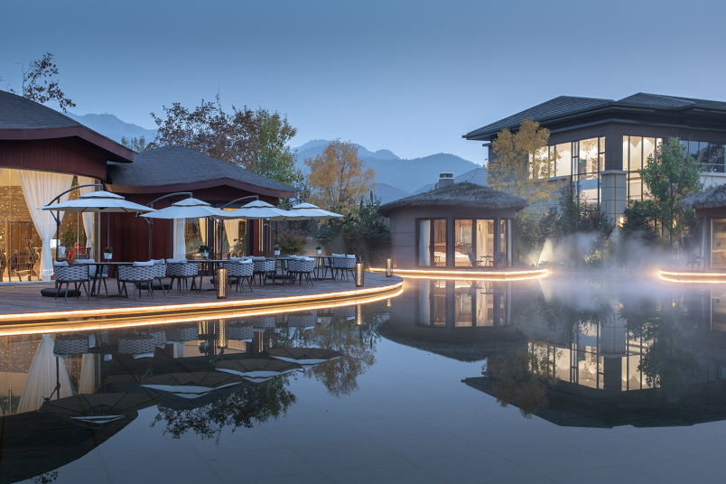 峨眉山民宿设计策划图,天津不知山乡宿