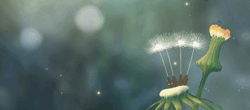 儿童画太阳与蒲公英图片,蒲公英怎么画儿童画