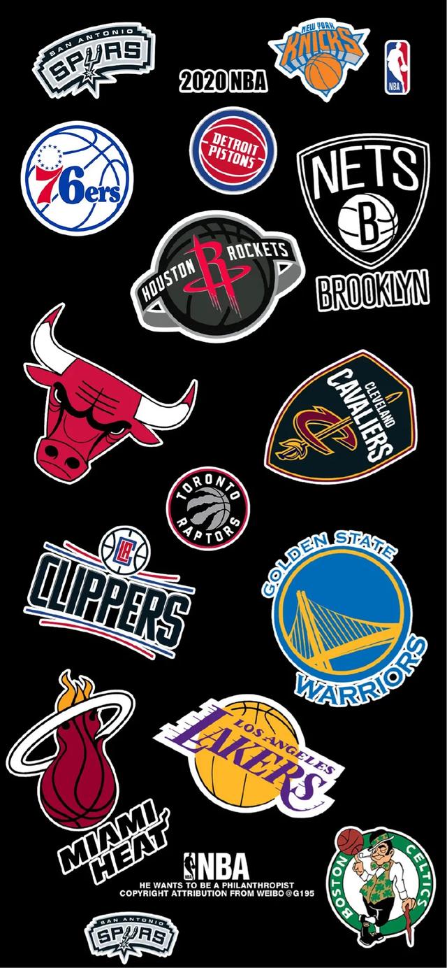 nba球星个人标志logo壁纸,nba球星标志logo壁纸