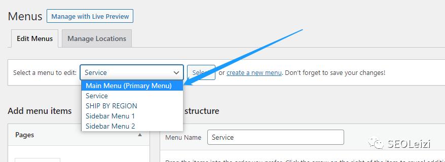 网站顶部导航,网站顶部导航栏怎么修改