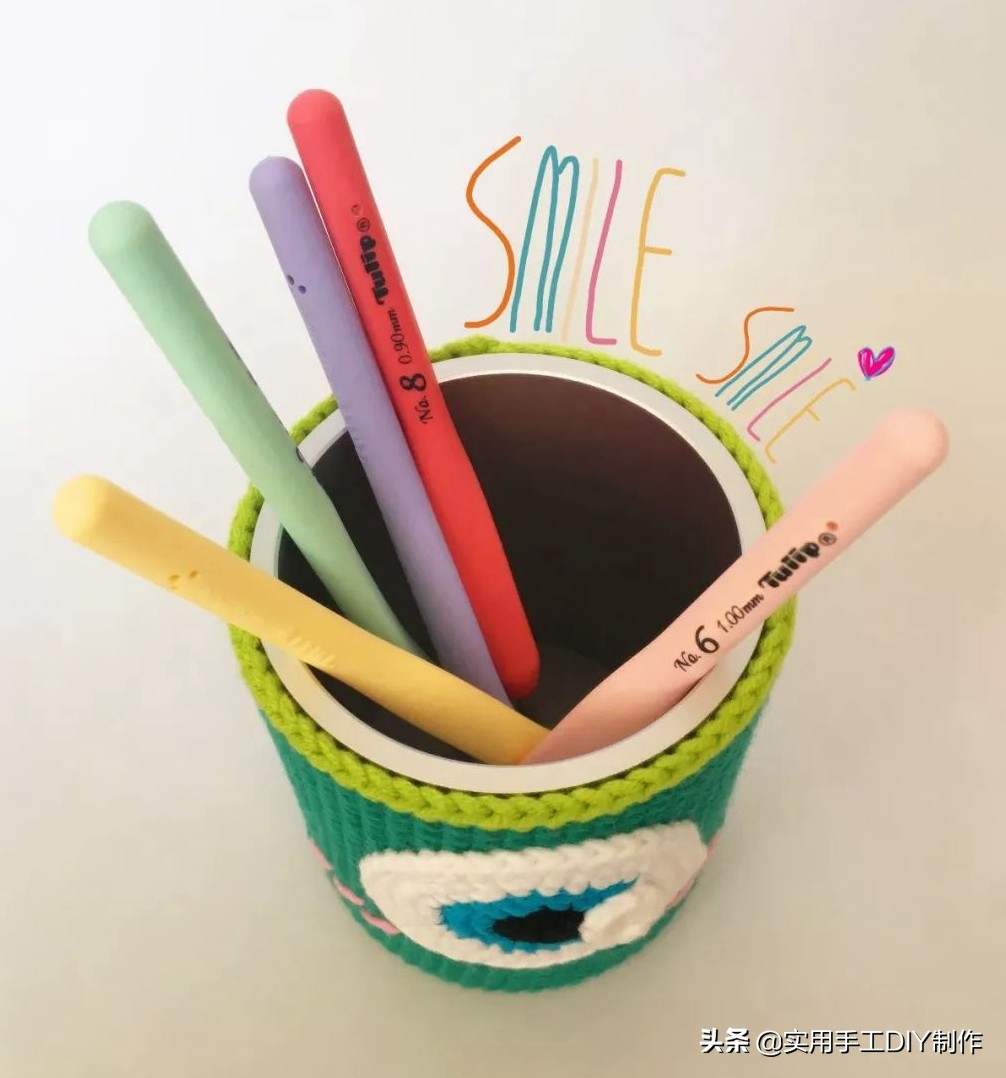 小魔怪的钩编教程,钩针收纳小怪兽