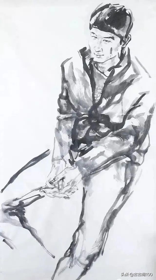 意笔人物高手蒋雪平