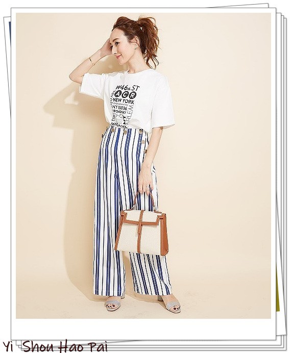 亚麻垂感裤搭配,杏色阔腿亚麻裤的搭配