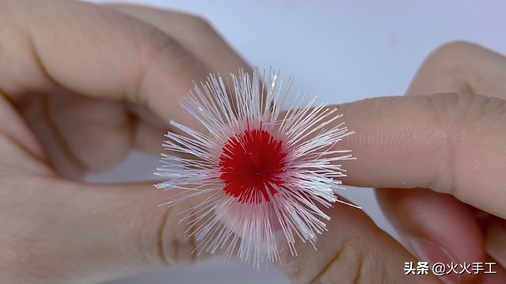 白浅的十里桃花，不用三生三世，在家用粉色丝带就可以很快完成