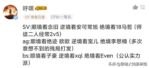 赛事社区热评:情久新阵容不虚SVAG,想赢巴西只能组国家队?