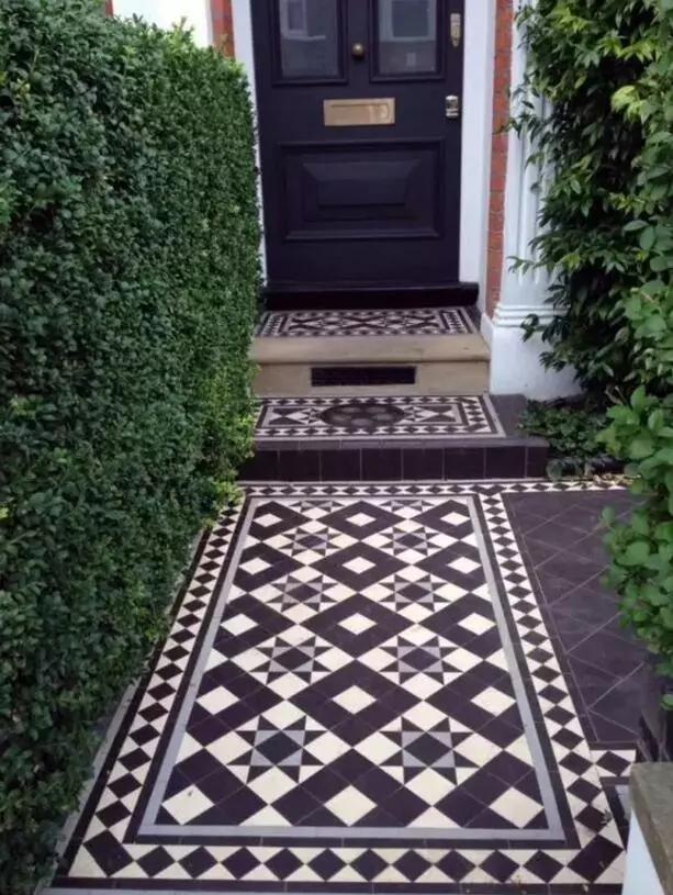 庭院铺装哪种方式效果最好,庭院地面铺装大理石效果图