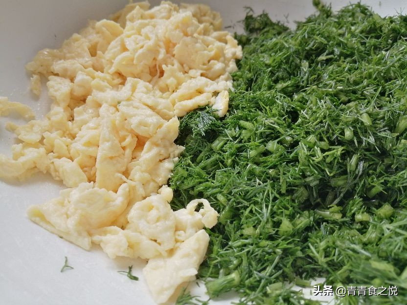 小茴香鸡蛋素包子的做法,小茴香鸡蛋素饺子的做法