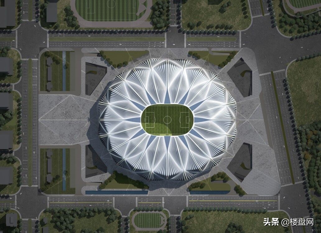 广州恒大俱乐部专业足球场效果图,广州恒大为什么更换新球场设计图