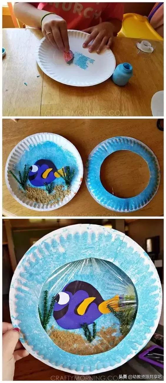 幼儿大班手工创意植物,幼儿园手工纸盘创意设计