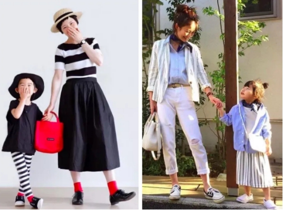 亲子装一家三口高级感亲子照,亲子穿搭技巧视频教程