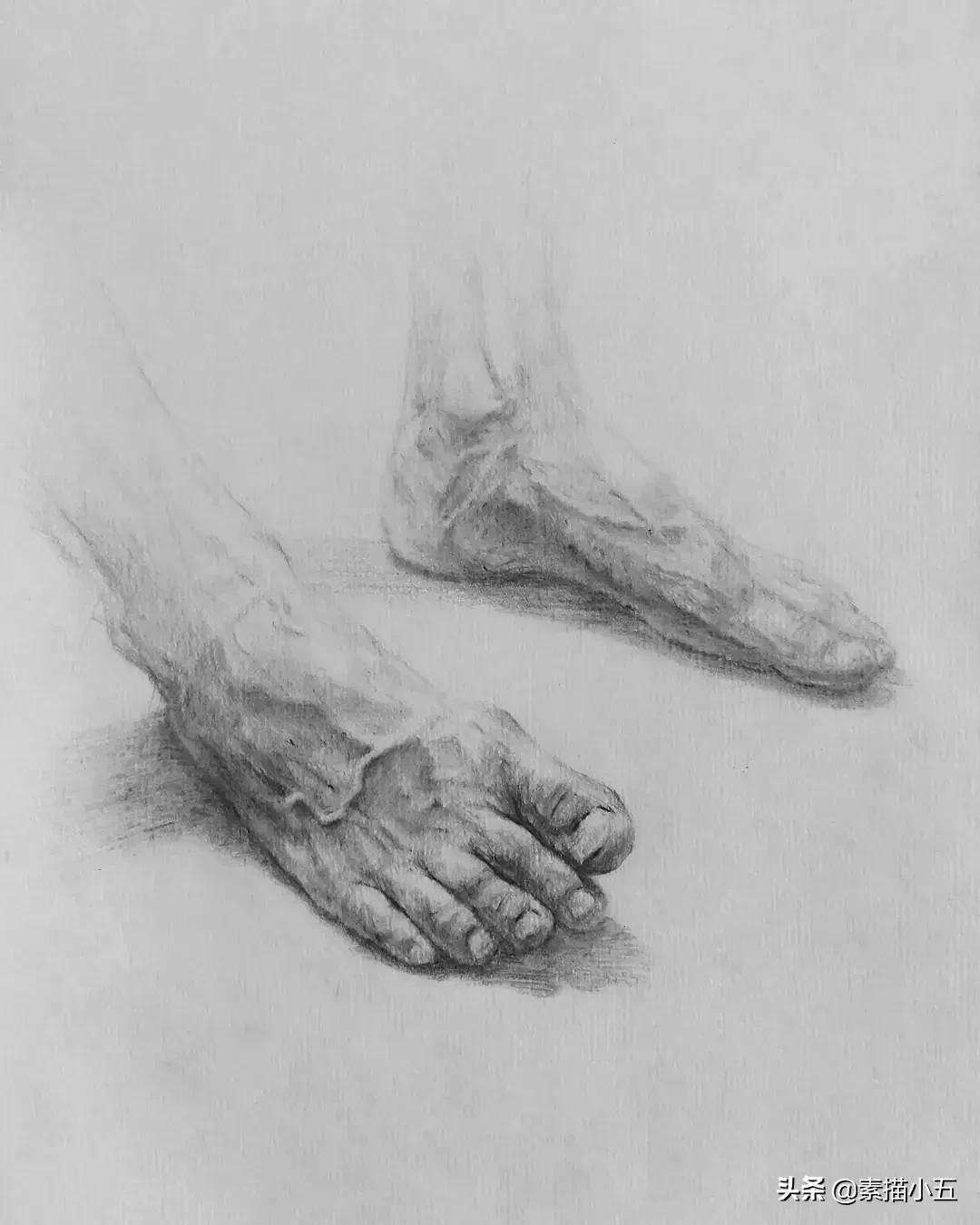 他画的素描无与伦比,他画的画栩栩如生让人拍案叫绝