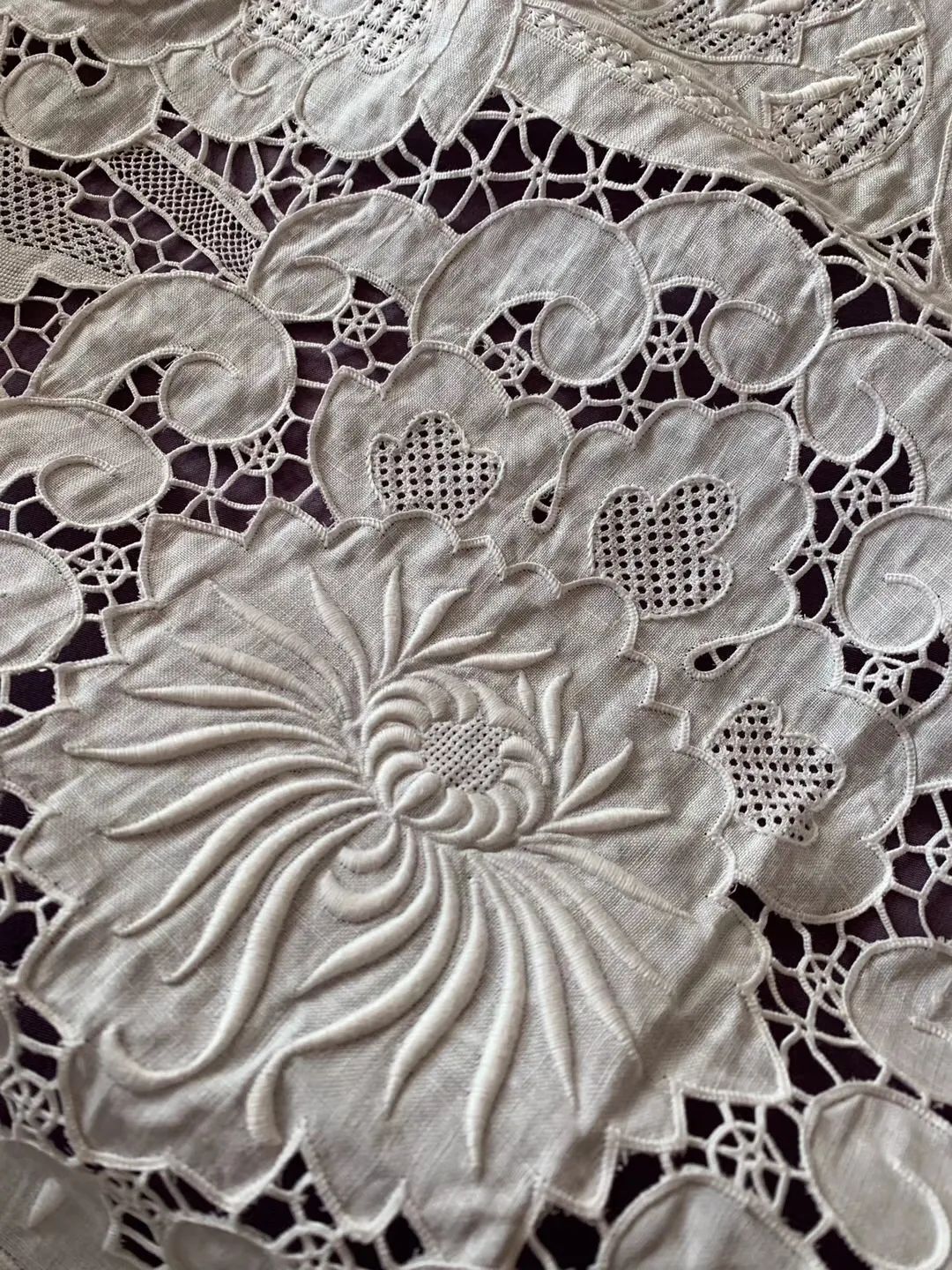 萧山花边手工图片大全,青州非遗纯手工花边