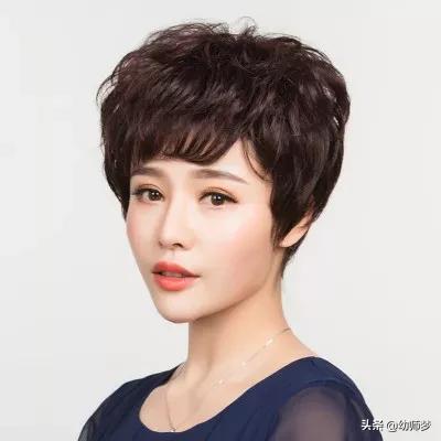 妈妈齐耳假发发型,中年假发发型