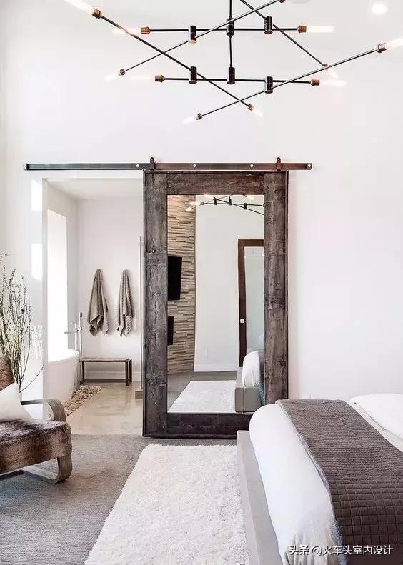 轻奢超大推拉门图片大全,三米极简推拉门