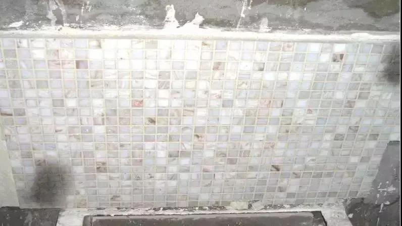 椭圆形石材马赛克拼花图案,河北地面马赛克水刀拼花施工安装