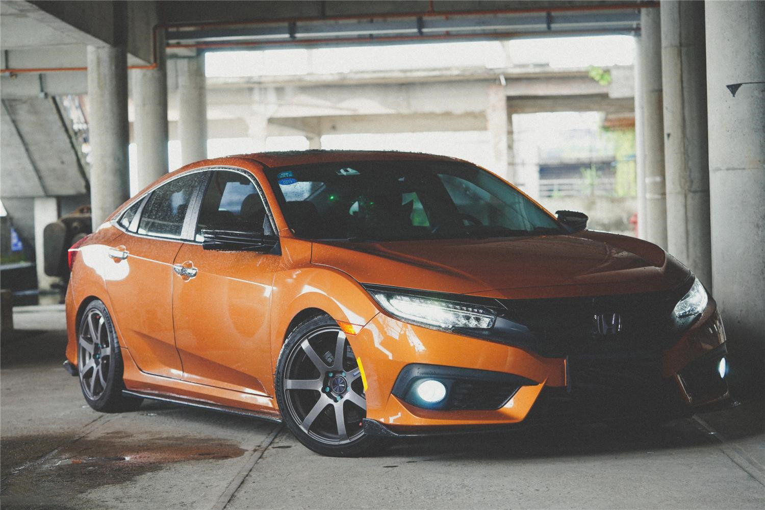 十代思域改装外观最佳案例,10代思域改装外观最佳案例黑武士