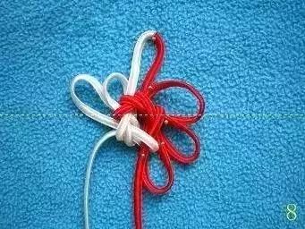 弹力绳穿珠子收尾打结方法,手串绳隔珠结的打结方法