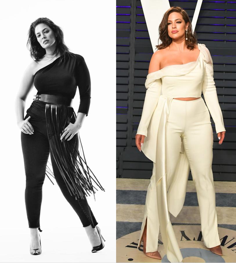 大码模特满身赘肉却不油腻,微胖大粗腿模特