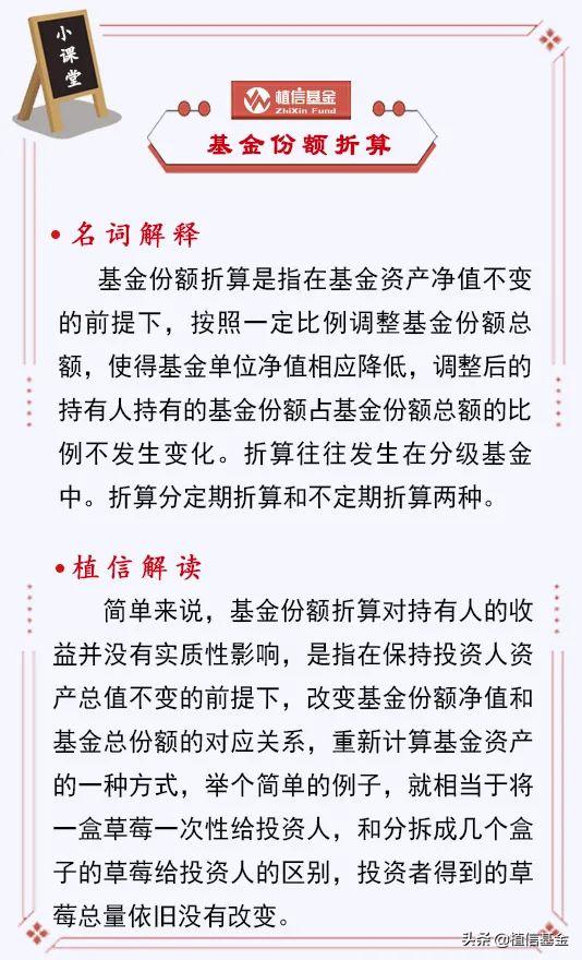 基金份额折算期间有收益吗,基金分红份额折算比例