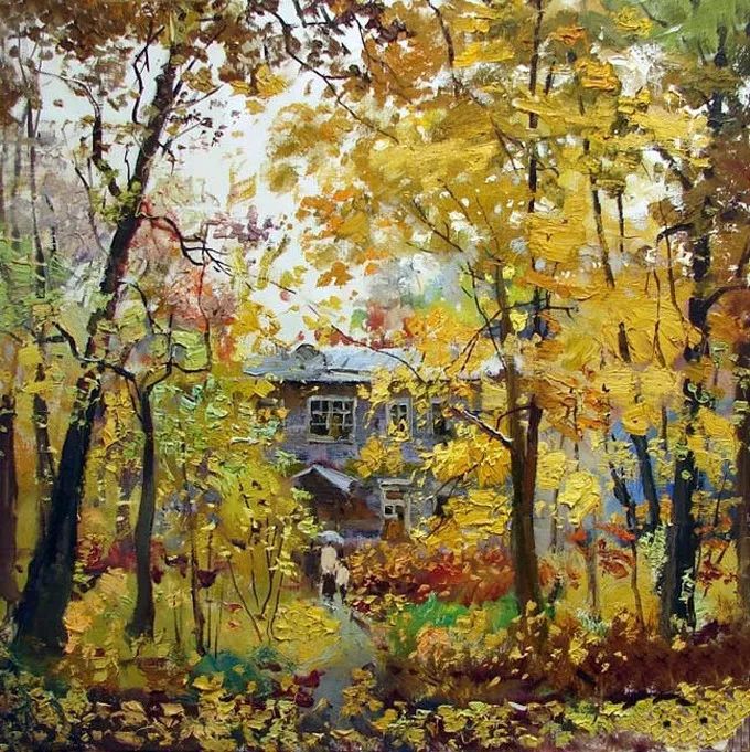 西欧大师画家的风景油画作品,卢卡斯风景油画作品