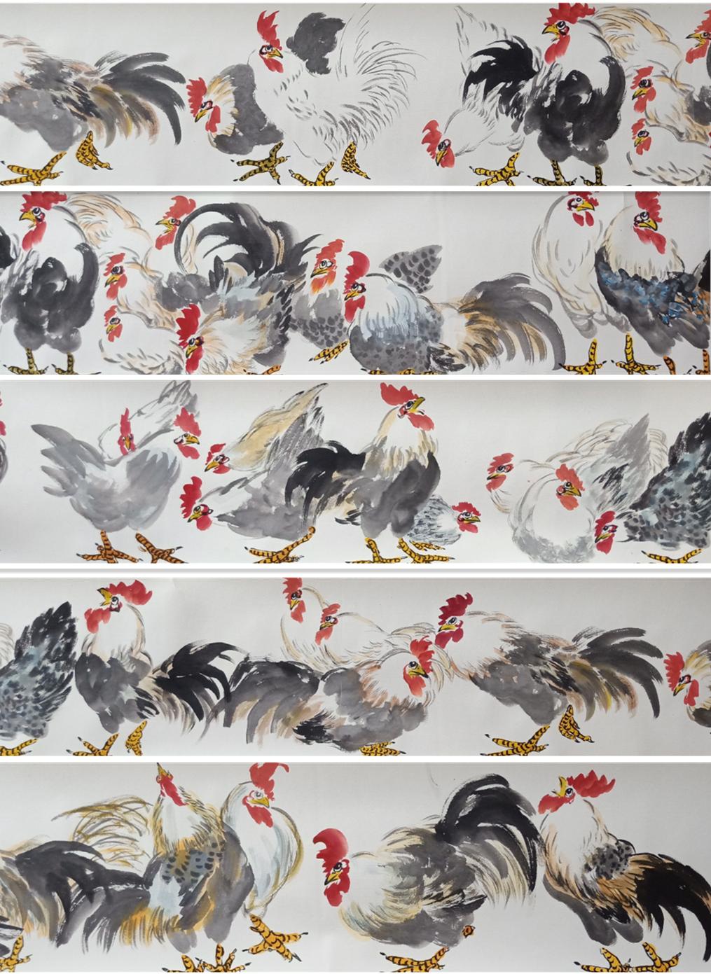 查看名家画雉鸡作品欣赏,王韬画鸡图片大全