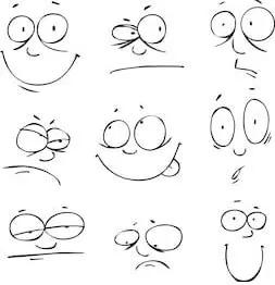 人物漫画简单表情包可爱,漫画中的表情包画法