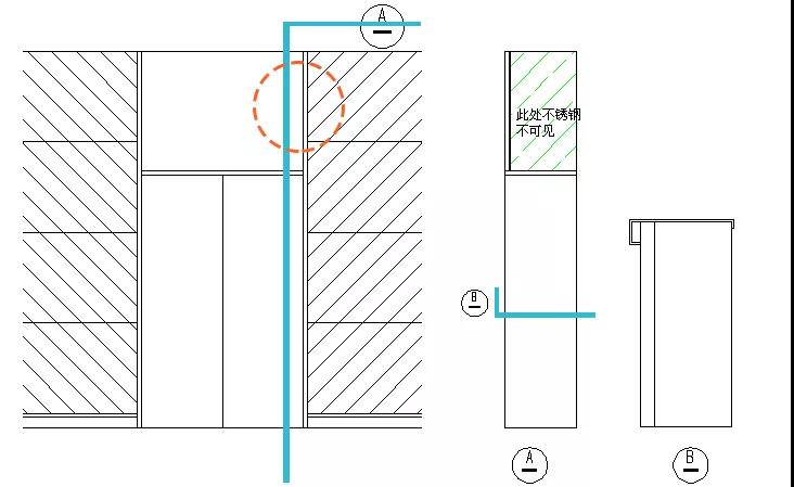 不锈钢收边收口图解,不锈钢弧形收口解决方案