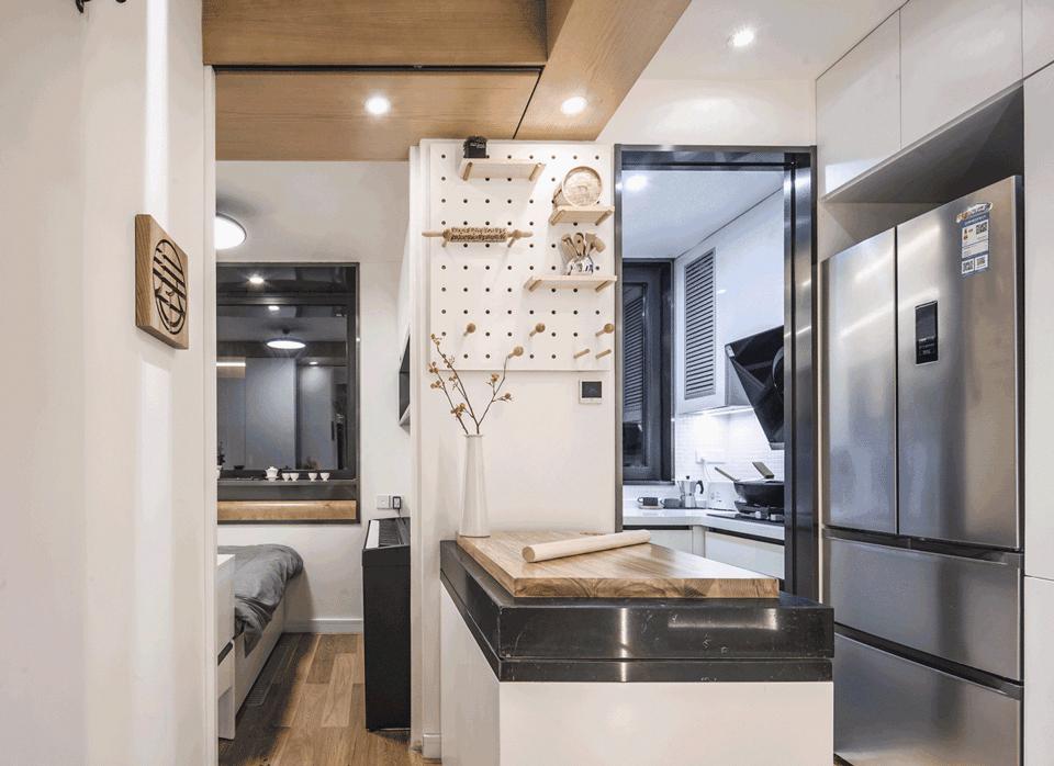 上海不到34㎡的老公房，“翠玲珑”设计，竟容纳祖孙三代五口人