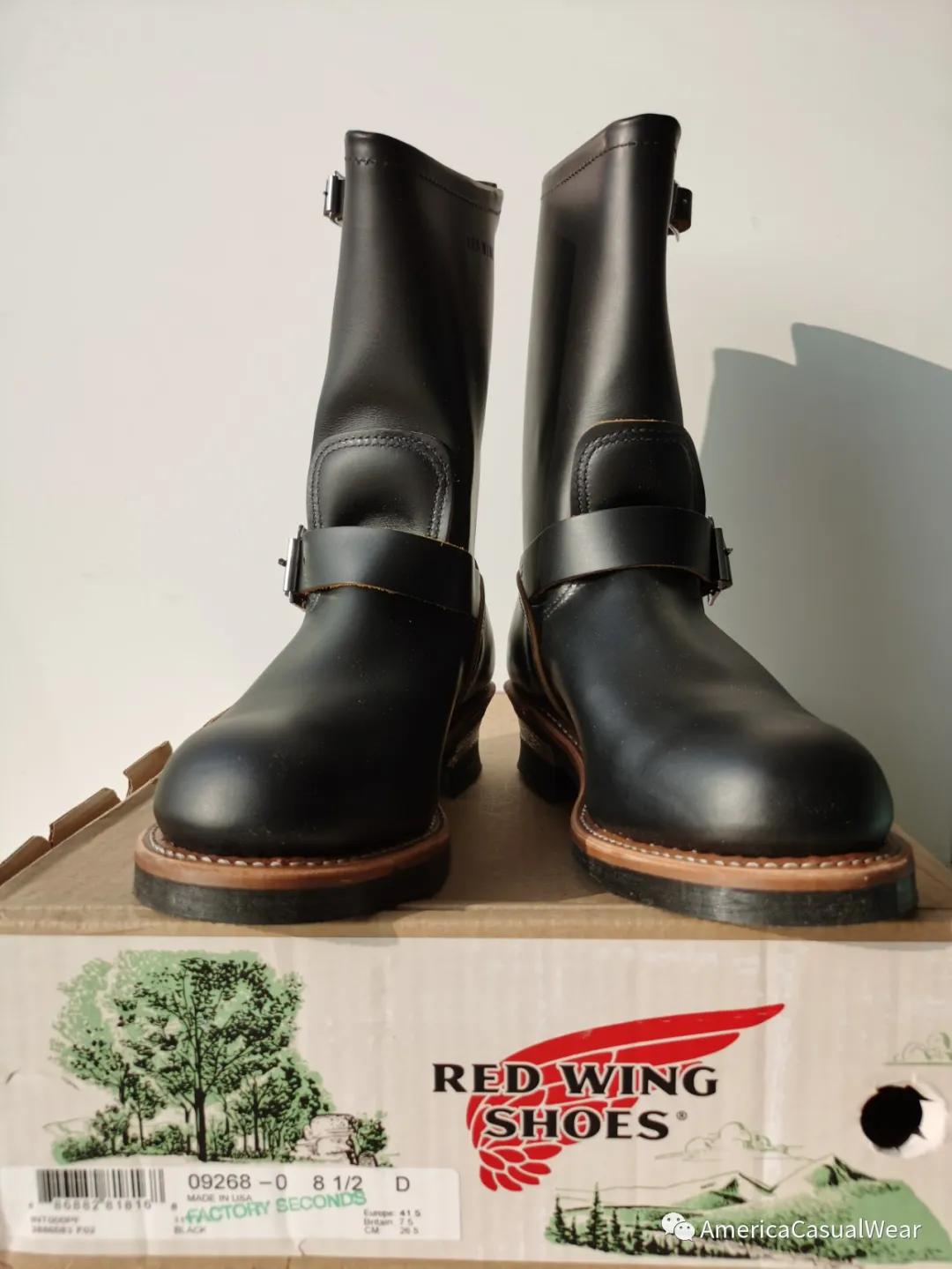 RedWing红翼9268茶芯工程师靴初体验