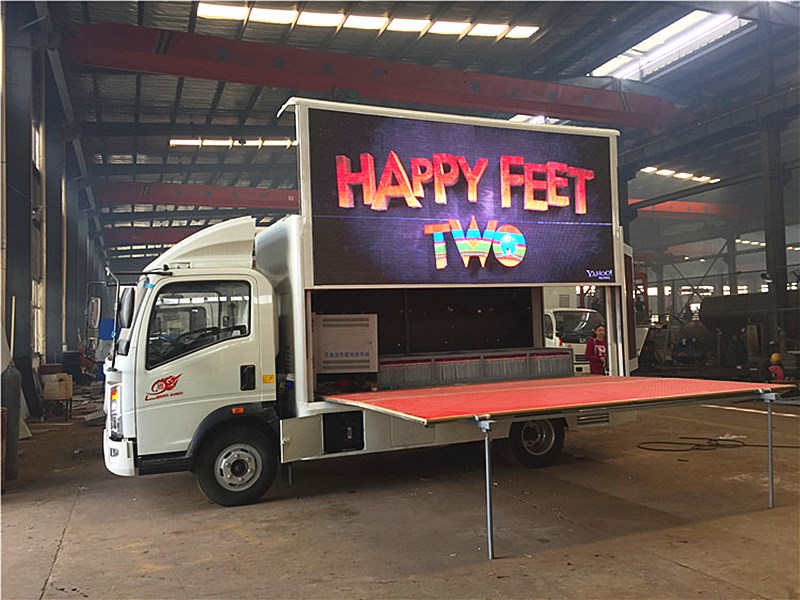 蓝牌led广告宣传车报价,led流动广告宣传车价格