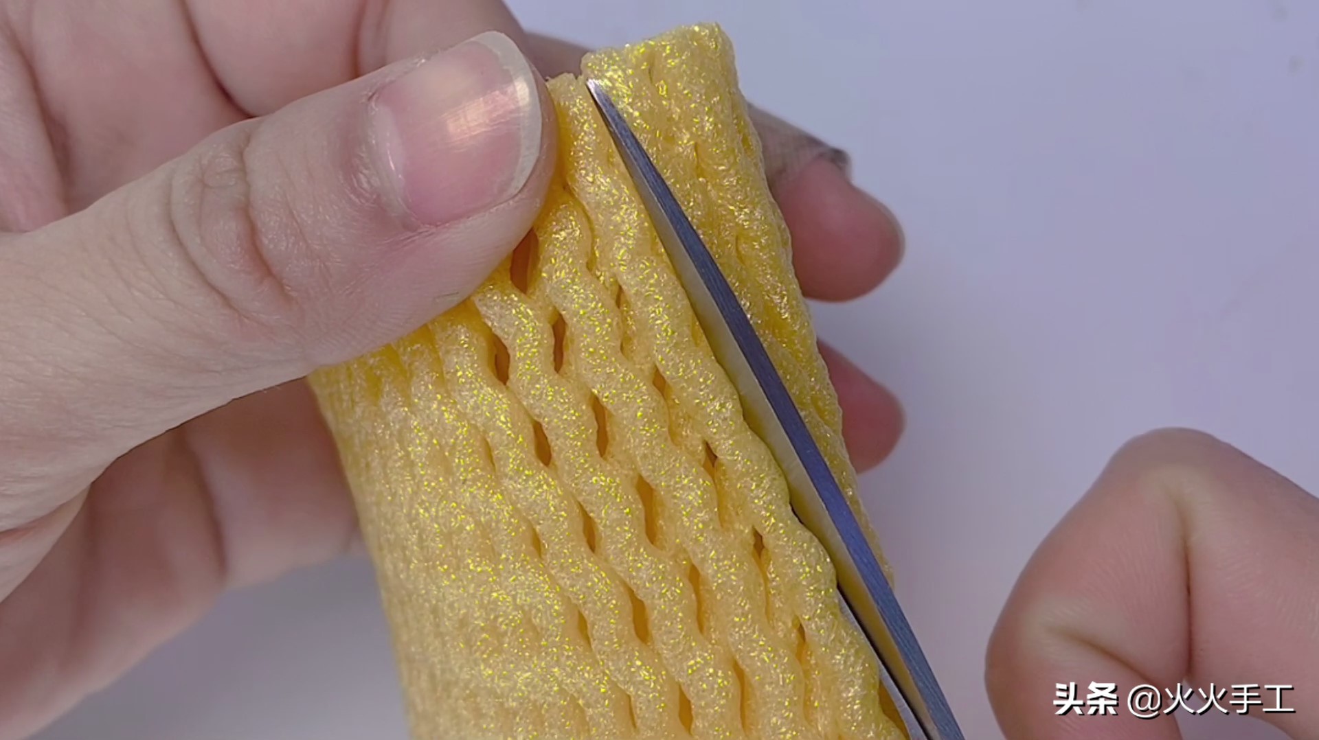 超简单的儿童手工水果网,适合女生做的水果小手工