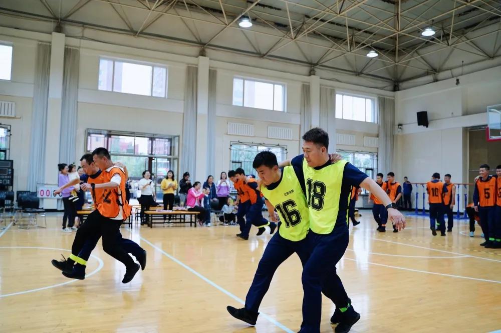 消防大队举办消防运动会,消防志愿活动火焰蓝