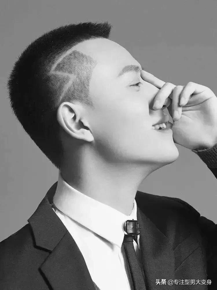 痞帅的寸头男生发型,寸头怎么拍出痞里痞气的感觉