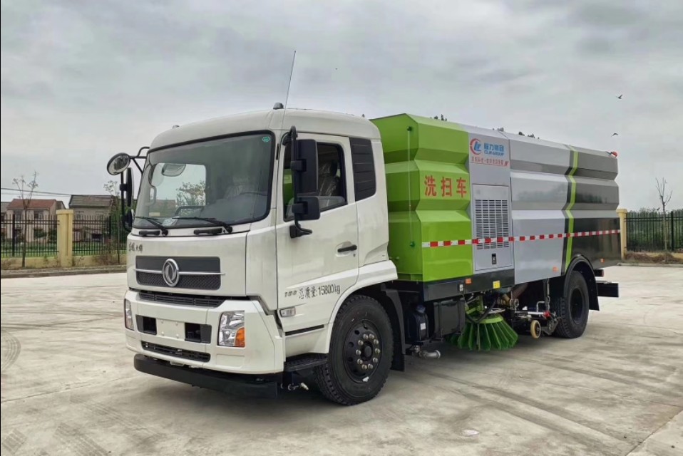 国五天锦8x4自卸车,国五洗扫车