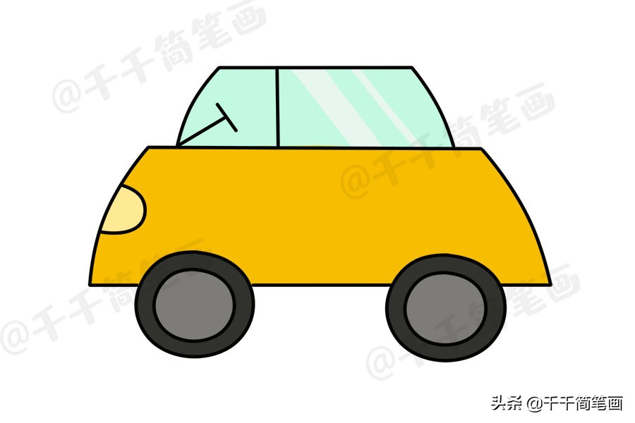 怎么画童谣又简单又漂亮,简单的儿歌简笔画