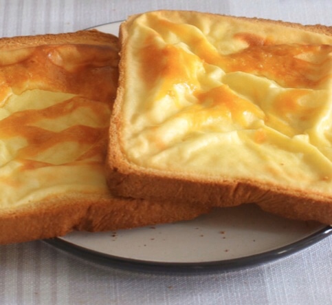 5分钟早餐奶香布丁吐司,低脂奶香吐司布丁超级好吃