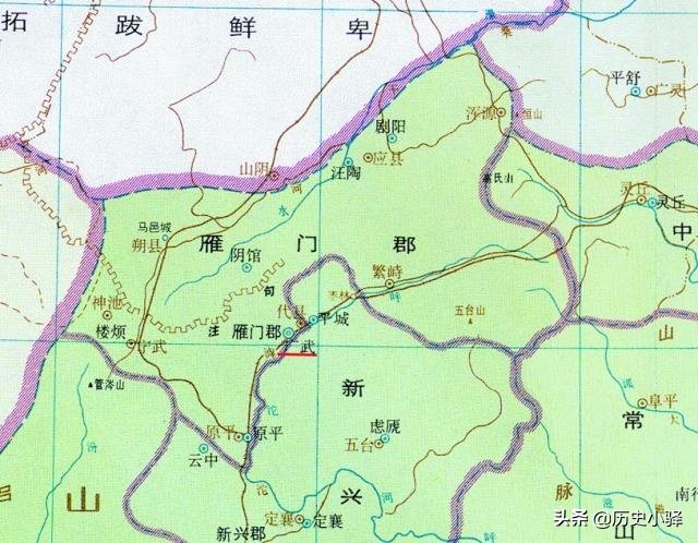 雁门衍派姓氏排名,雁门郡四大家族