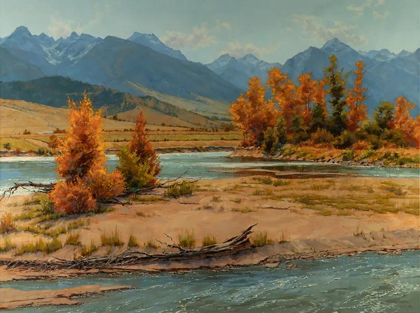 绝美风景油画教程,最灵动的风景油画