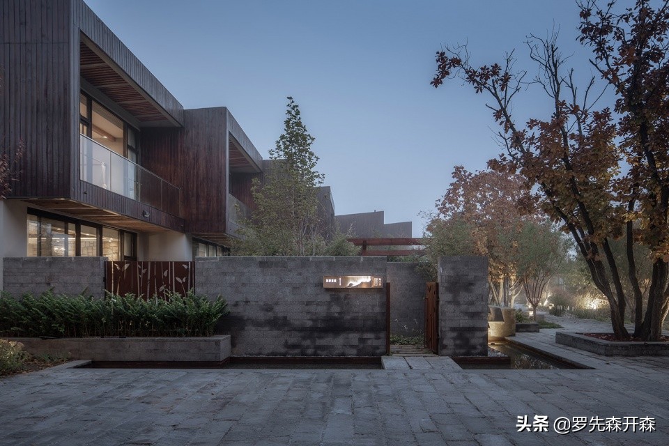 天津景区民宿设计效果图,旅游度假区民宿设计方案效果图