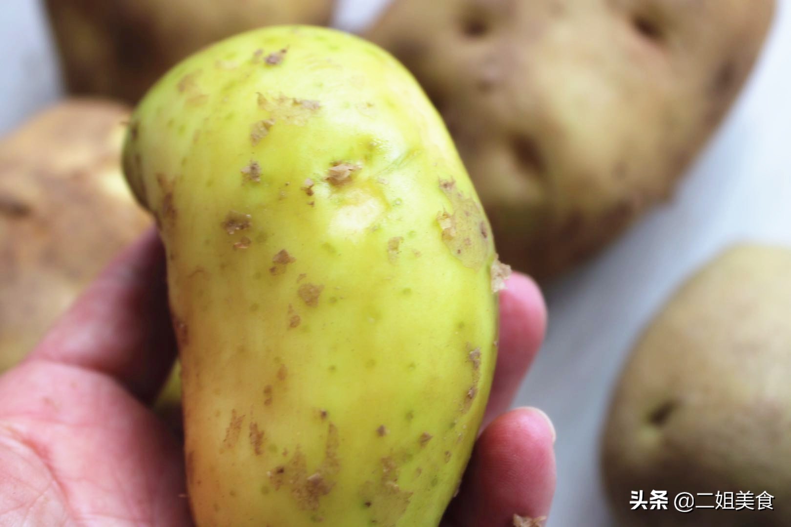 土豆变绿了一点都不能吃吗,土豆变绿了没有长芽能吃吗