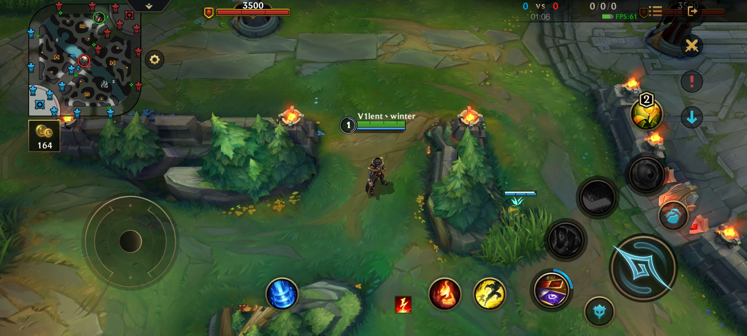 英雄联盟手游释放技能瞄准小技巧,英雄联盟手游插眼技巧