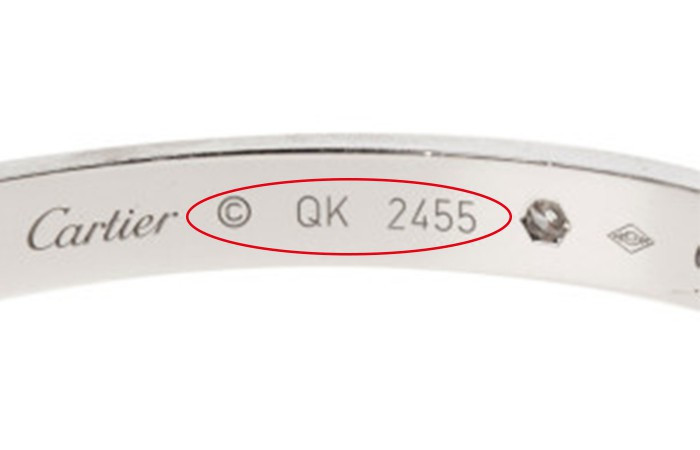 真假卡地亚边上love标志,怎么区分卡地亚love戒指真假