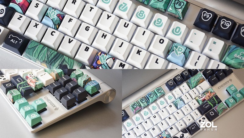 国风涂装键盘,樱桃mx1.1红轴机械键盘测评