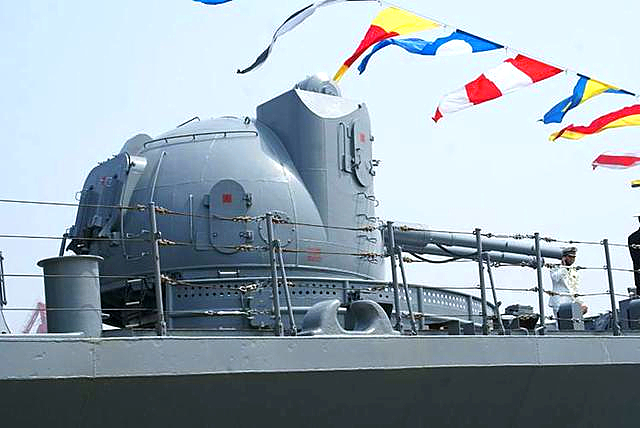 大口径舰炮发展历程,新中国海军大口径舰炮