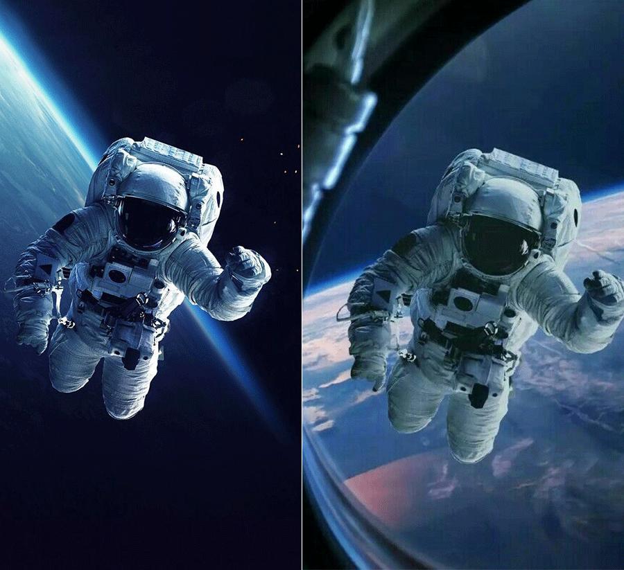 太空中的宇航员儿童画课件,儿童画画5-6岁创意画太空宇航员