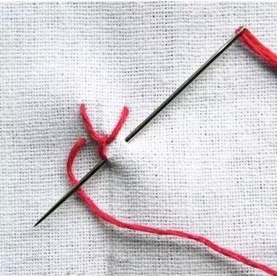 刺绣基本知识之刺绣针法,学刺绣教程绣字